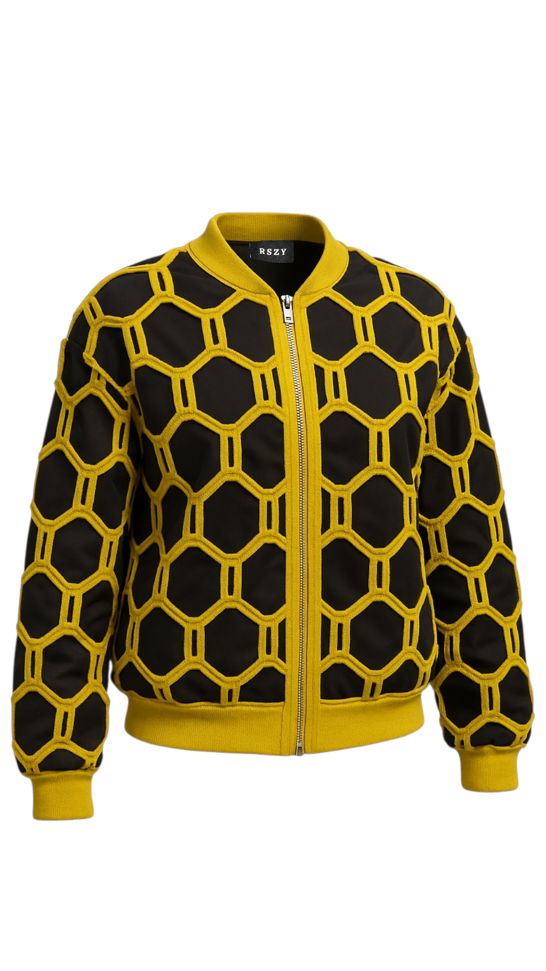 Honeycomb Bomber Jacket