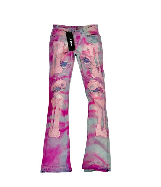 Cotton Candy Flare Jeans